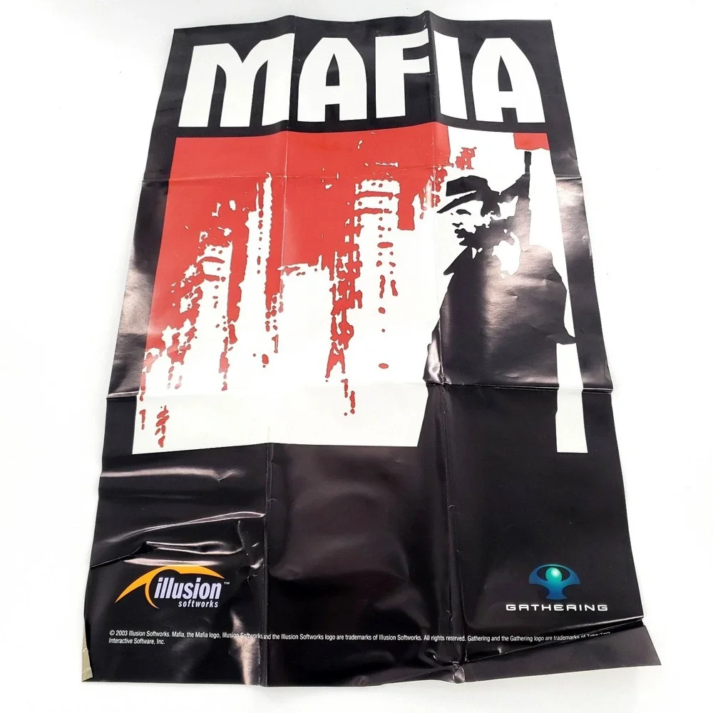 Mafia (Microsoft Xbox, 2004) Complete w/ Manual Poster & Reg Card Tested & Works